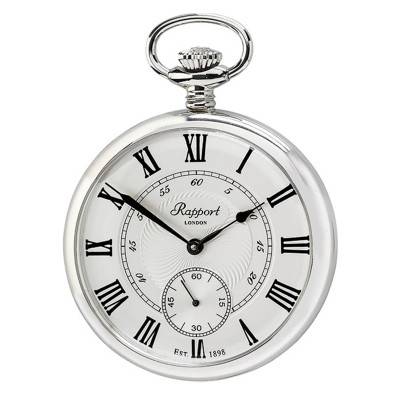 Montre à gousset Open-Faced argenté PW23 - Rapport London