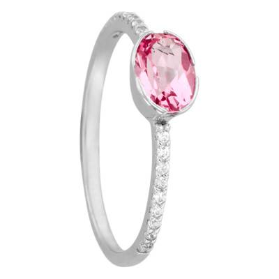 Bague Elsa Tourmaline Or Blanc 375 - Vandona