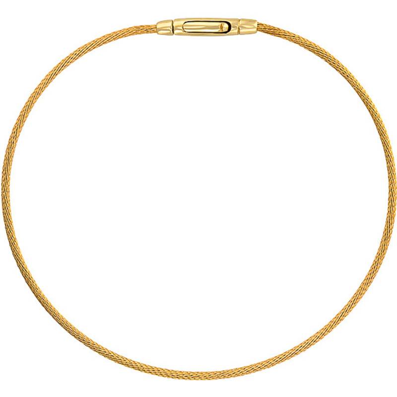750/1000 Yellow Gold Cable Bracelet, Length 18 cm, Width 1.30 mm - Buelling