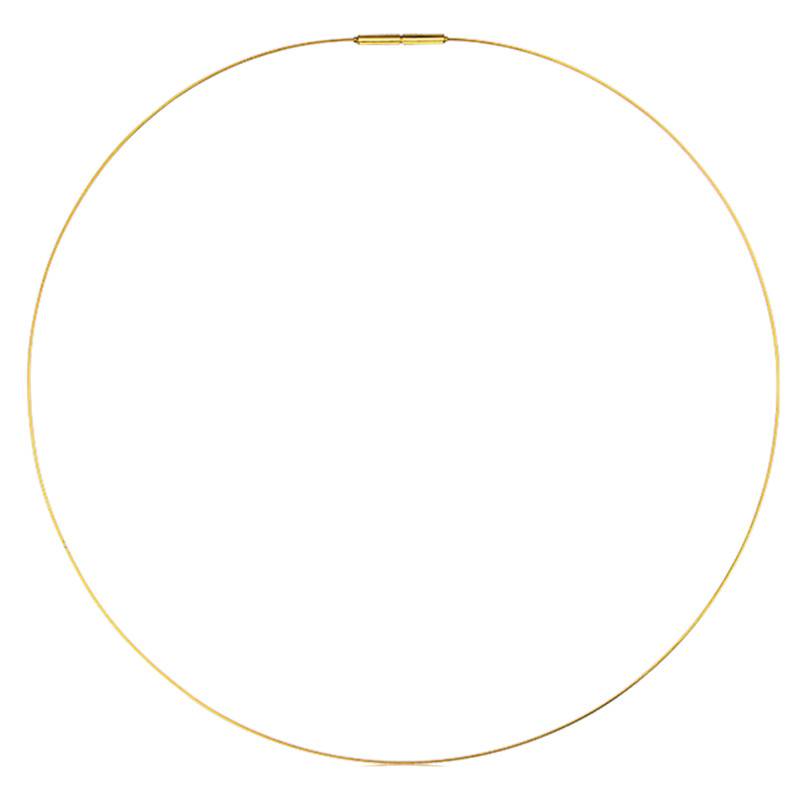 750/1000 Yellow Gold Cléophée Cable Necklace, Length 45 cm - Buelling