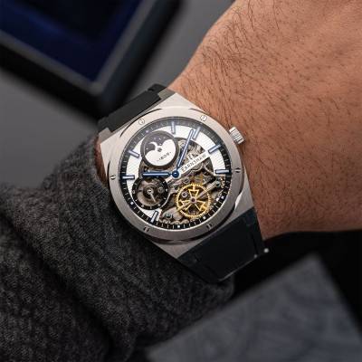 Drake Dual Time Automatic Watch ES-8291-01 - Thomas Earnshaw