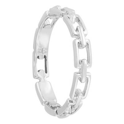 Bague Maille Carrée Argent 925 - Naïades