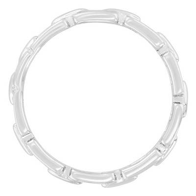 Bague Maille Carrée Argent 925 - Naïades