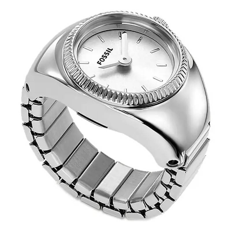 Silver Round Watch Ring ES5245 - Fossil