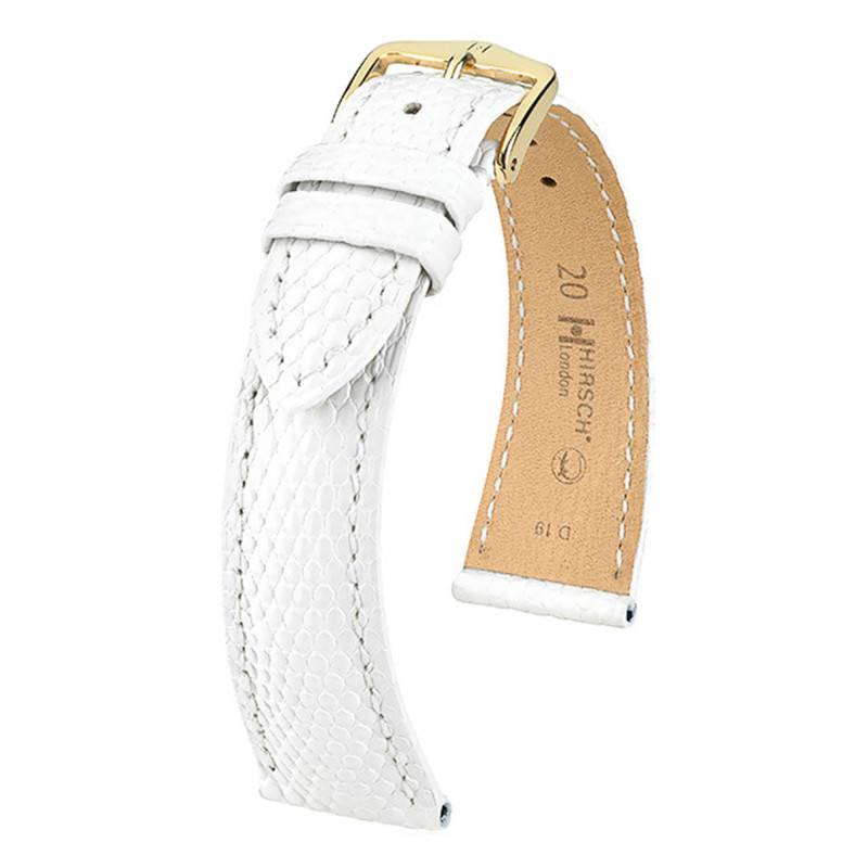 London White Watch Strap 0426600 - Hirsch