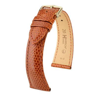 London Golden Brown Watch Strap 0426670 - Hirsch