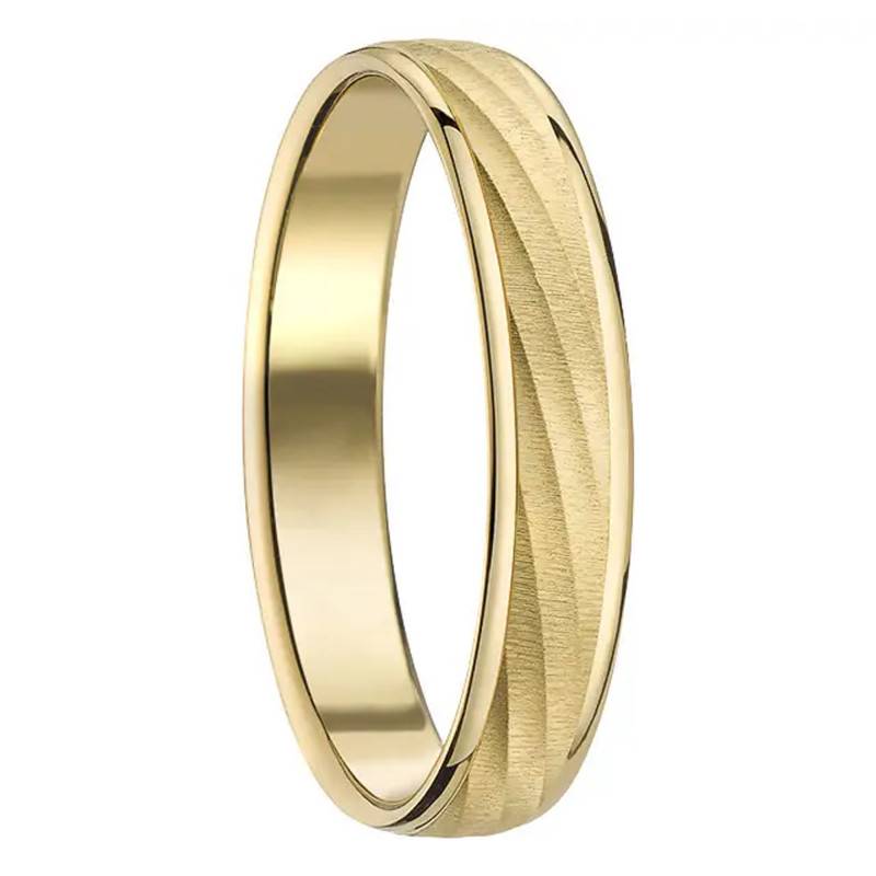 Alliance Euphrate en Or Jaune 750, Largeur 3,50 mm - Fair'Belle