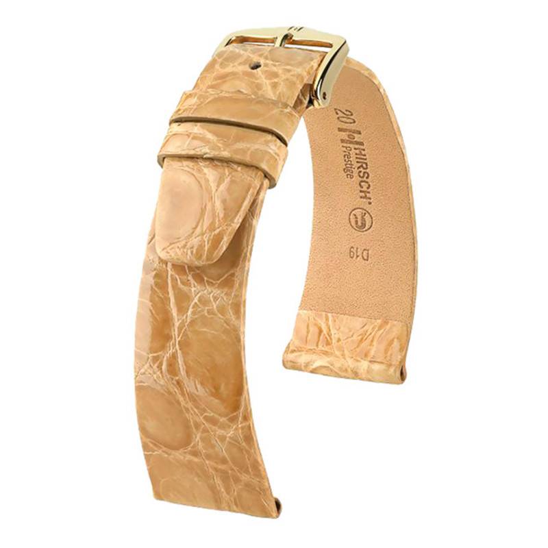 Prestige Beige Watch Strap 0220890 - Hirsch