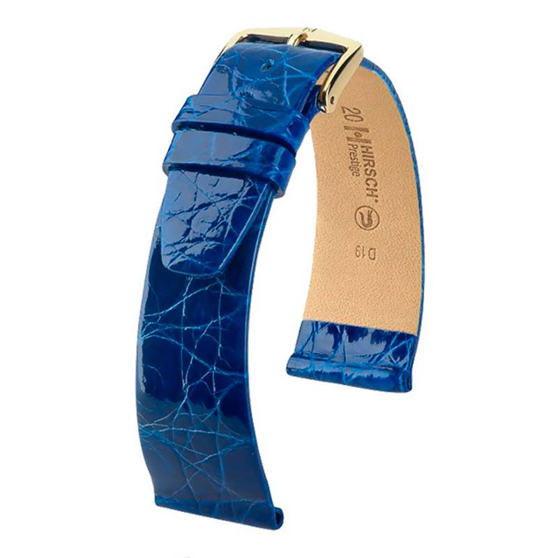 Prestige Royal Blue Watch Strap 0220885 - Hirsch