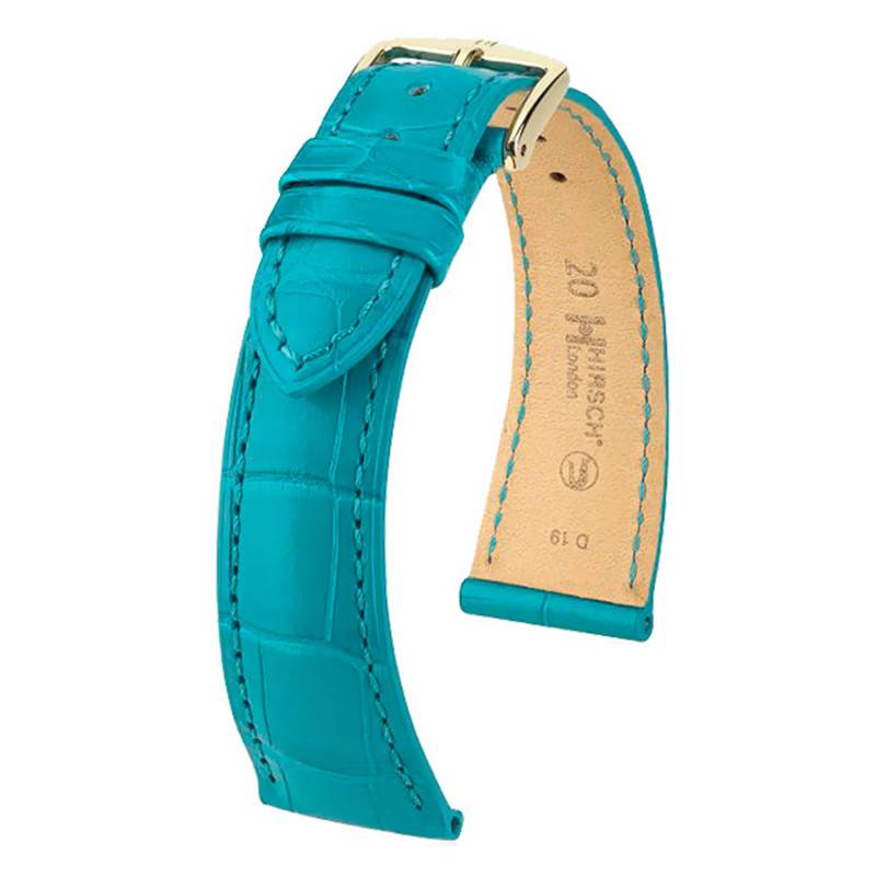 London Turquoise Matte Watch Strap 040783 - Hirsch