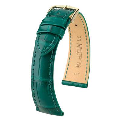 London Dark Green Matte Watch Strap 040749 - Hirsch