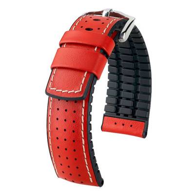 Red/Black Tiger Watch Strap 0915075020 - Hirsch
