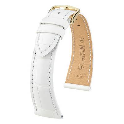Matte White London Watch Strap 04207109 - Hirsch