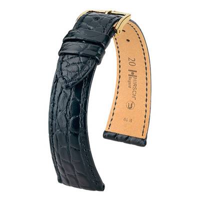Hirsch Regent Matte Black Watch Strap 04107159 - Hirsch