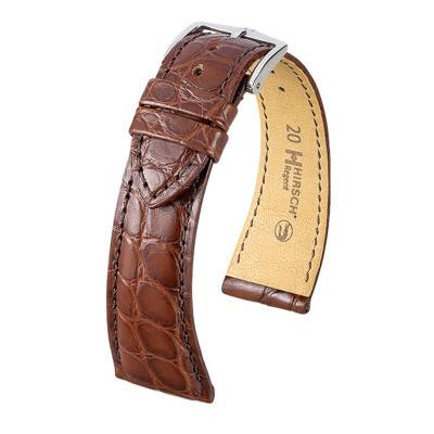 Regent Matte Brown Watch Strap 0410719 - Hirsch