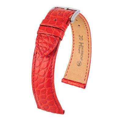 Matte Red Regent Selection Watch Strap 0410729 - Hirsch