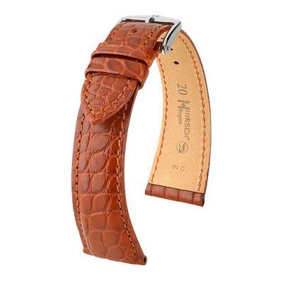 Bracelet de montre Regent Brun Or Mat 0410779 - Hirsch