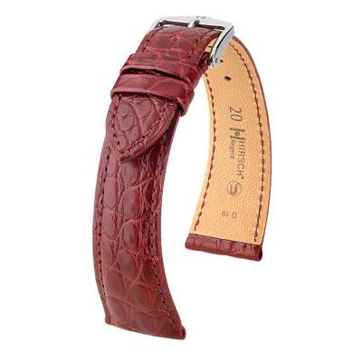 Hirsch Regent Selection Matte Bordeaux Timepiece Strap 0410769 - Hirsch