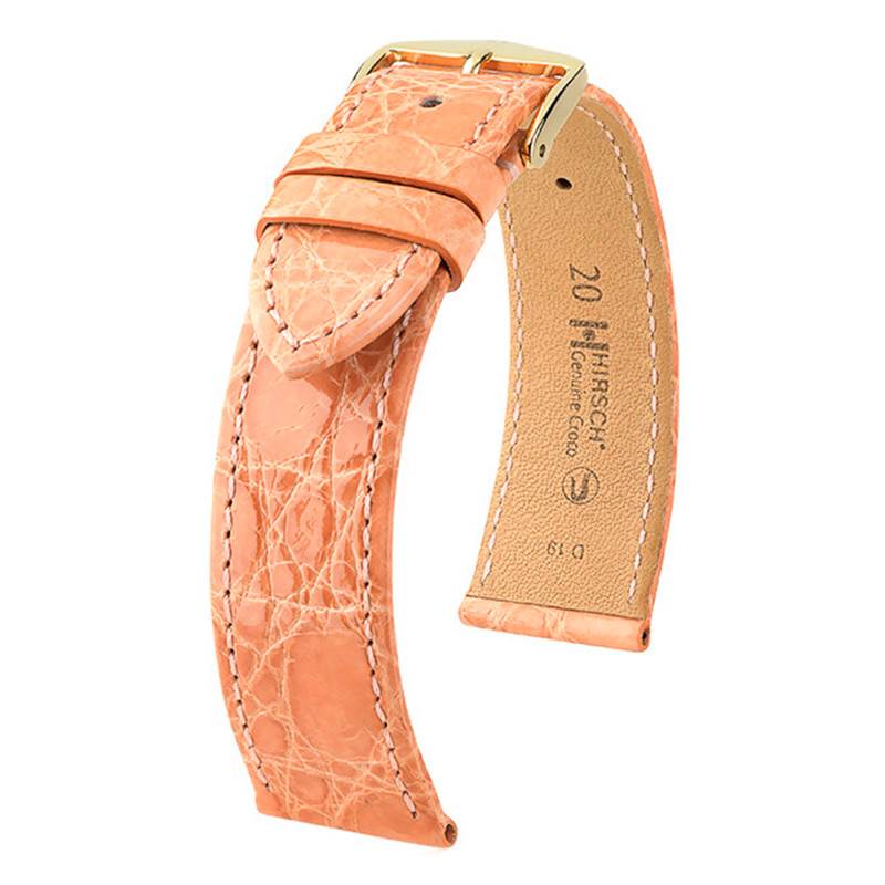 Genuine Croco Pink Watch Strap 0180822 - Hirsch