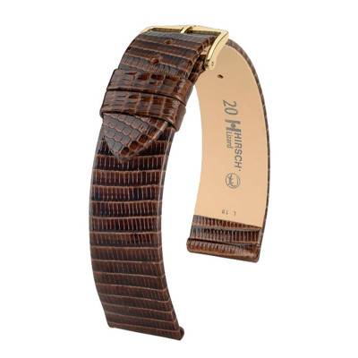 Bracelet Cuir Lizard Marron 01766110 - Hirsch