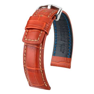 Golden Brown Grand Duke Watch Strap 0252870 - Hirsch