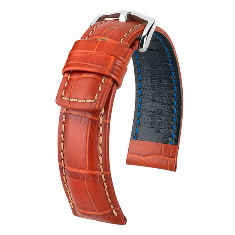 Golden Brown Grand Duke Watch Strap 0252870 - Hirsch