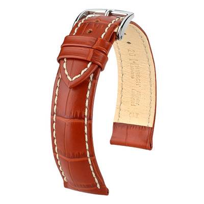 Modena Golden Brown Watch Strap 10302870 - Hirsch