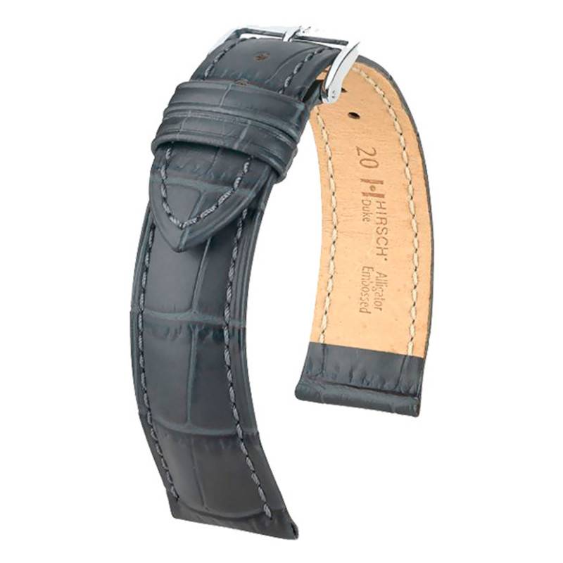 Hirsch Duke Gray Watch Strap 01028130 - Hirsch