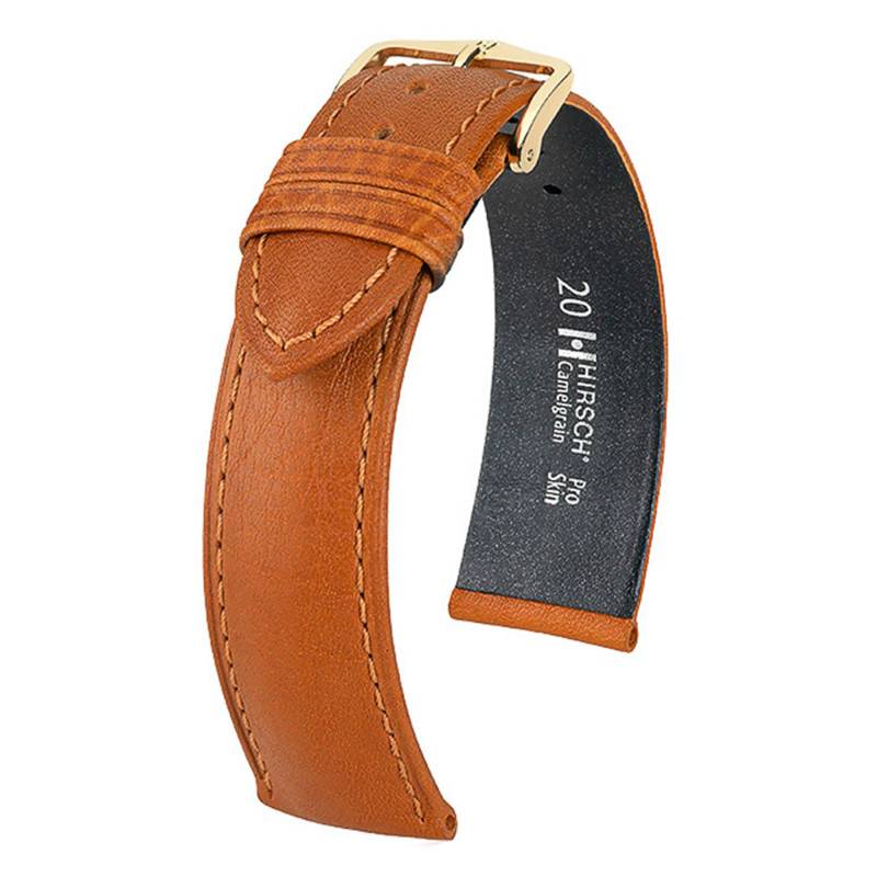 Hirsch Camelgrain Honey Watch Strap 0100910 - Hirsch