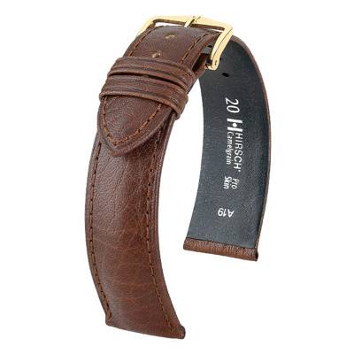 Camelgrain Brown Watch Strap 0100915 - Hirsch