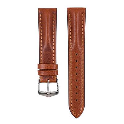 Lucca Golden Brown Watch Strap 04902070 - Hirsch