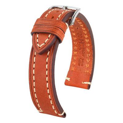 Brown Gold Liberty Watch Strap 10900270 - Hirsch