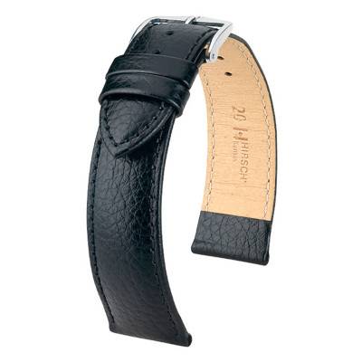 Black Kansas Watch Strap 0150250 - Hirsch
