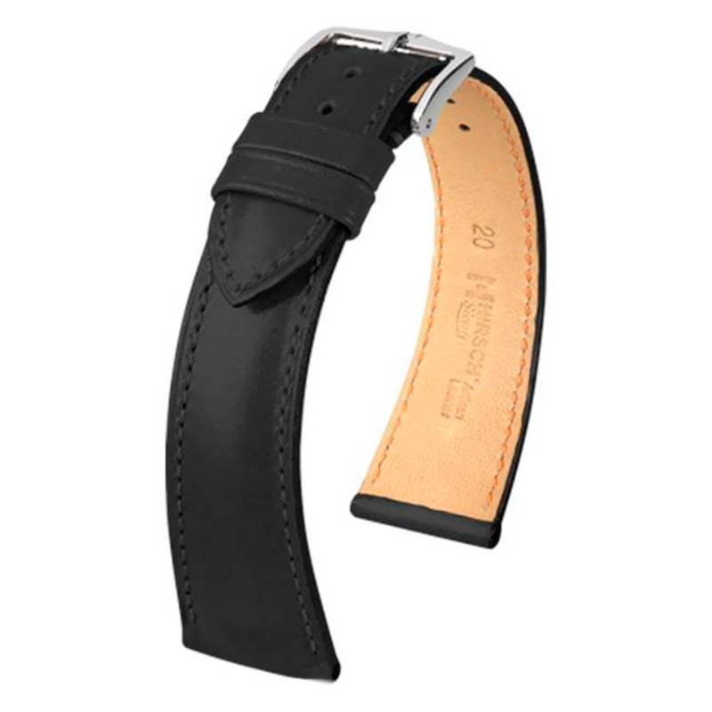 Siena Black 0420250 Watch Strap - Hirsch