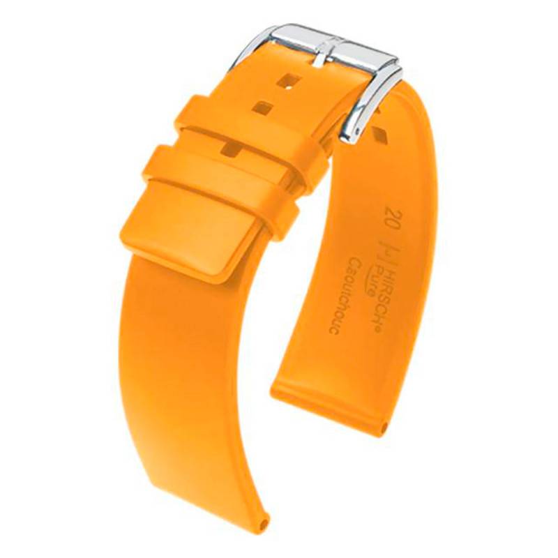 Pure Orange Watch Strap 40538876 - Hirsch