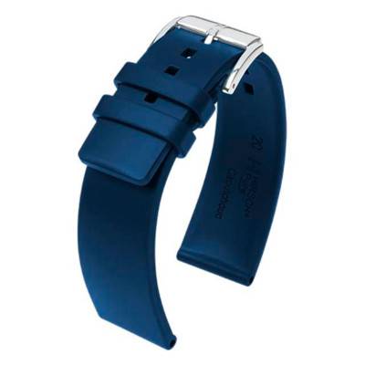 Pure Blue Watch Strap 40538880 - Hirsch