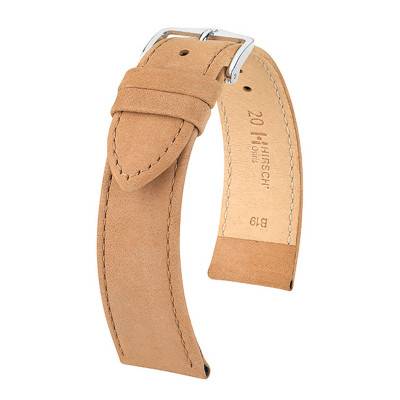 Bracelet de montre Osiris Nubuck beige 03433090 - Hirsch