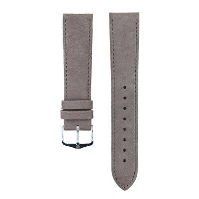 Bracelet de montre Osiris Nubuck gris 03433030 - Hirsch
