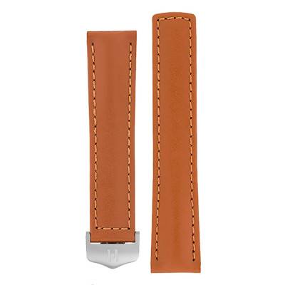Bracelet de montre Speed Selection Calfskin Brun or 07402470 sans boucle - Hirsch