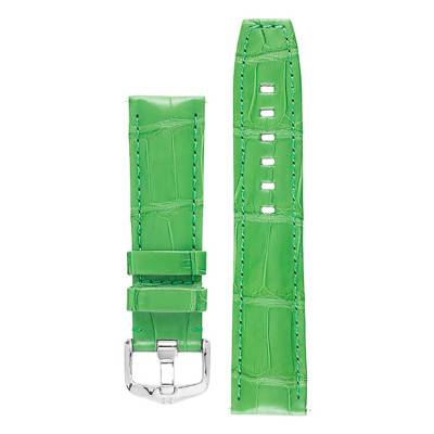 Bracelet de montre Tritone Selection Alligator Vert mat 086 07 0 42 - Hirsch