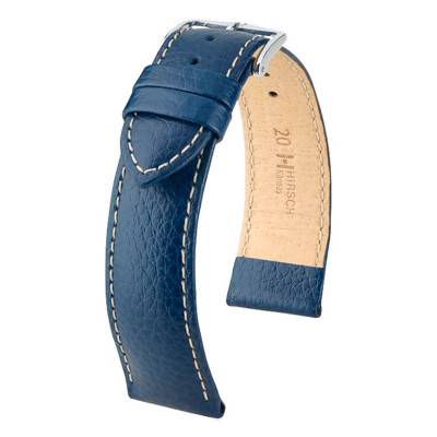 Bracelet de montre Kansas Bleu / blanc 015 02 0 81 - Hirsch