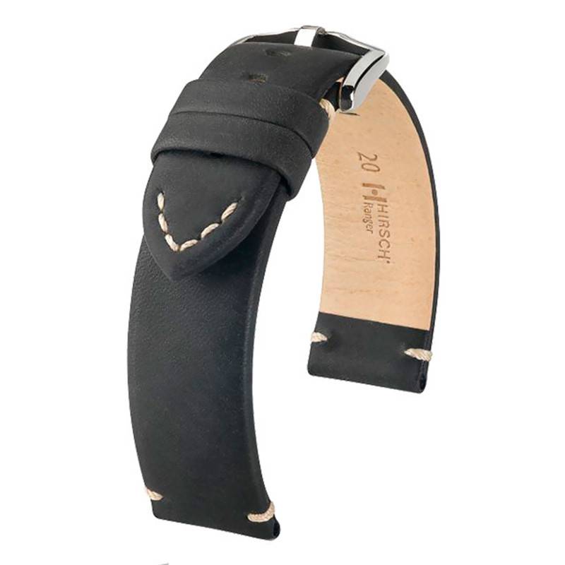 Ranger Black Watch Strap 054 02 0 50 - Hirsch