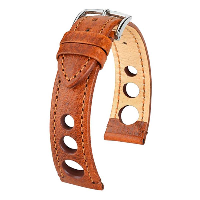Rally Golden Brown Watch Strap 051 02 0 70 - Hirsch