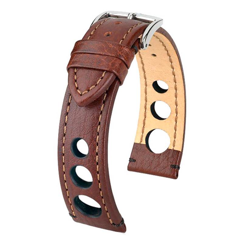 Brown Rally Watch Strap 051 02 0 10 - Hirsch