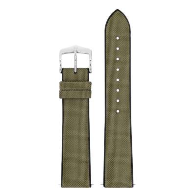 Green Arne 22mm Watch Strap - Hirsch