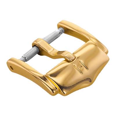 Boucle ardillon H-Wellness - dorée - Largeur 14 mm, 18 mm, 20 mm ou 22 mm - Hirsch