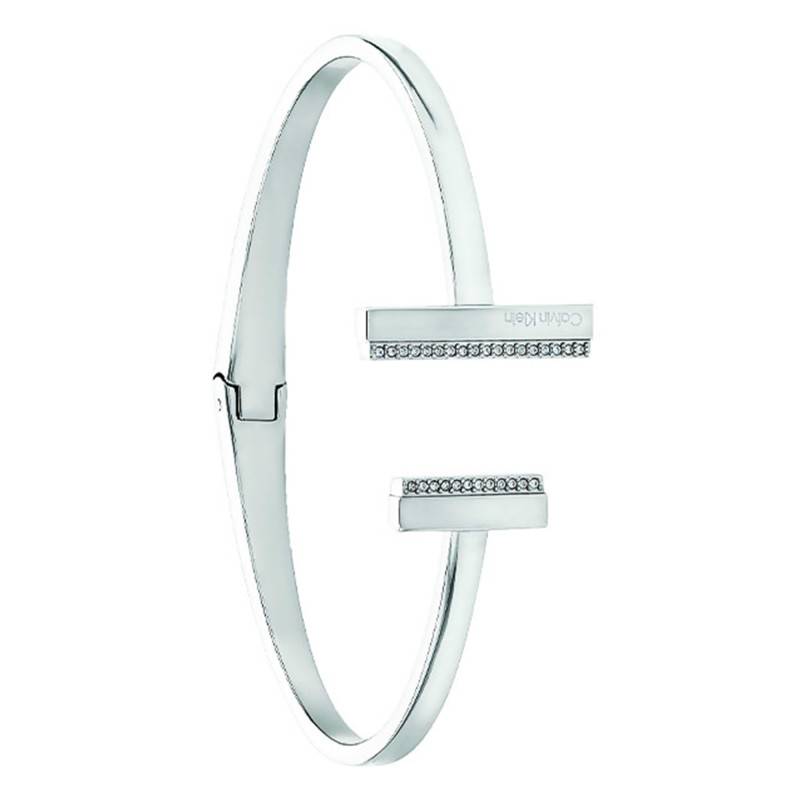 Silver-Tone Steel Timeless Bangle - 35000160 - Calvin Klein