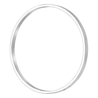 Bracelet Jonc Fil Rectangle en Argent 925, Diamètre 60 à 70 mm - Artemis