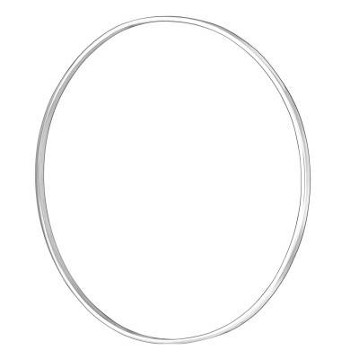 Bracelet Jonc Fil Rectangle en Argent 925, Diamètre 60 à 70 mm, Largeur 1,00 mm - Artemis