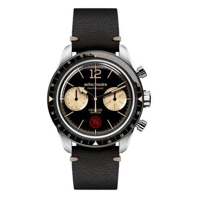 1956 Black Chronograph Watch - Echo/Neutra